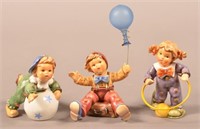 3 Hummel Figurines including Waiting Round. All
