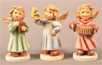 3 Musical Angel Hummel Figurines including