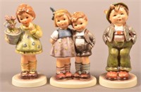 3 Hummel Figurines including My Wish is Small.