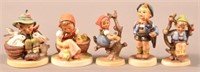 5 Hummel Figurines including Apple Tree Boy and