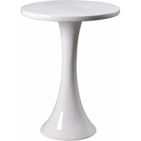 24 X 18 INCH WHITE ACCENT TABLE