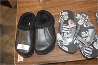 Size 6 Shoes & 2 Pairs Of Flip Flops (Size 9/10)