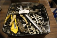 Tin With Assorted Tools