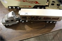 Hardcore Trucker Truck With Triaxle Trailer