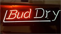 Bud dry.  heavy sign vintage 27 x 9