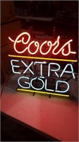 Vintage Coors Extra Gold
