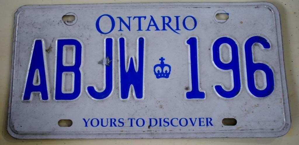 Antique Rare & Vintage Vehicle License Plate Auction