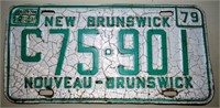 New Brunswick 1979 License Plate