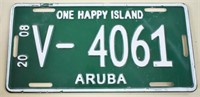 2008 Aruba License Plate