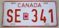 Canada License Plate