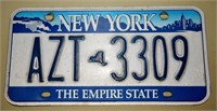New York  License Plate
