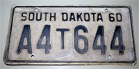 1960 South Dakota  License Plate