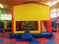 Medium Bounce/Slide Inflatable: Yellow/Red/Blue, O