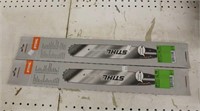 **WEBSTER,WI** (2) Stihl Rollomatic Chainsaw Bars