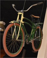 Vintage Green Bicycle
