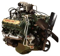 1949 Oldmobile Rocket V8 Engine on stand