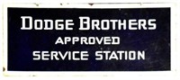 Dodge Brothers Service Station Porcelain Sign