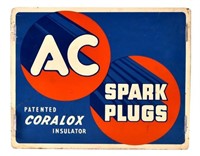 AC Spark Plugs Tin Sign
