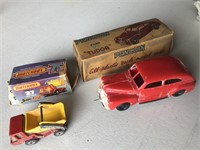 Penguin Ford V8 tudor car & Matchbox truck boxed