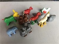 mixed lot of toys