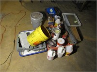 1 Large lot Paint trays and more