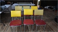 6 Vinyl Chairs