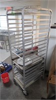 Aluminum Commercial tray rack