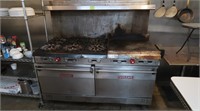 Vulcan Commercial Gas Stove and Flas Grill