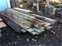 Assorted Sized Lumber