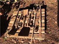 Pallet with assorted primitive tools