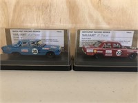 2 x Valiantr Bathurst racing series diecast cars