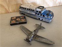 Mixed lot tin toys