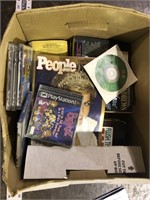 BOX OF GAMES AND BOOKS