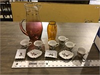 LOT OF CHINA AND GLASS