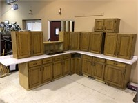 KITCHEN CABINETS LOT WITH COUNTERTOP