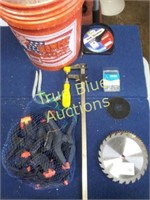 Clamps, Saw Blades, Sink Cleaner