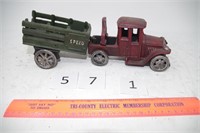 Cast Iron Truck and trailer