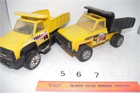 Two Metal Tonka trucks