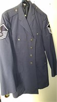 Air Force dress coat size 41L and tie