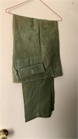 Army issue green pants