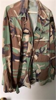 Army fatigue jacket size medium short