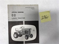 JD Owners Manual: No. 60 Lawn Mower