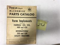 McCormick Parts Catalog Farm Implement