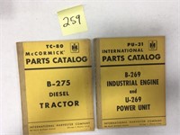 McCormick Parts Catalog B/275 B-269