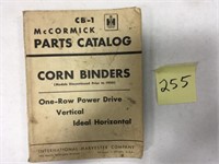 McCormick Parts Catalog CB-1