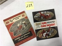 (2) Ford Tractor Sales Literature
