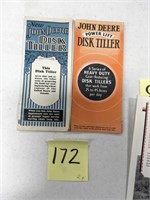 JD Disk Tiller (1929) & JD Disk Tiller (1939)
