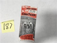 JD Sales Literature: Model 226 Corn Head Picker