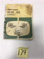 JD Operators Manual: No. 55, 95, 105 Combine