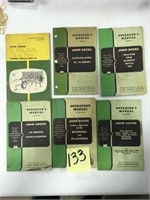 (6) JD Operators Manuals - 1960s